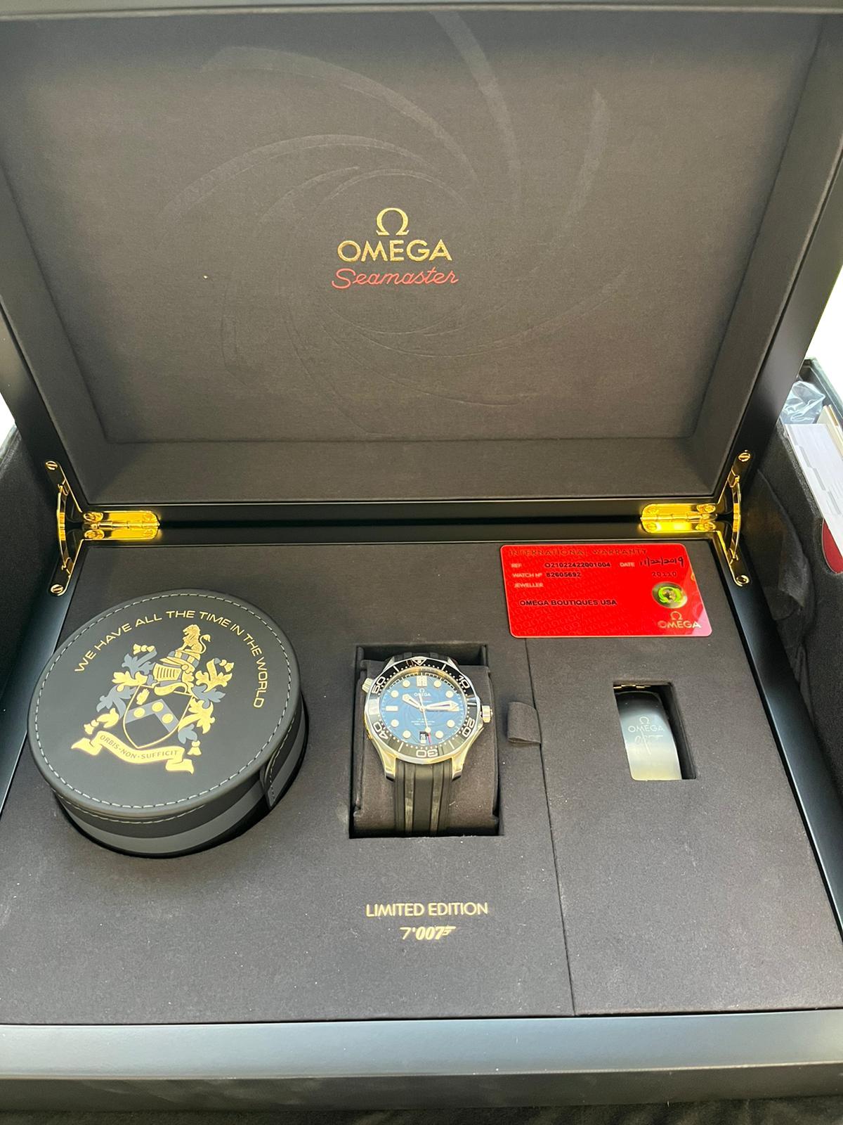 Omega Seamaster Diver 300 M James Bond Limited Edition Watch 210.22.42.20.01.004 4