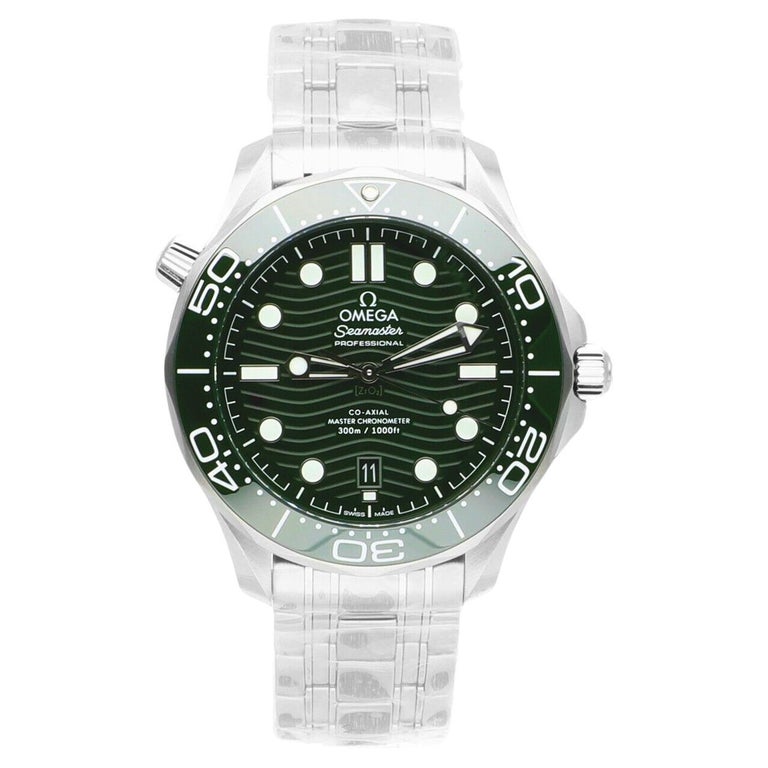 Omega Seamaster Diver 300 M Profesional Esfera VERDE 42mm