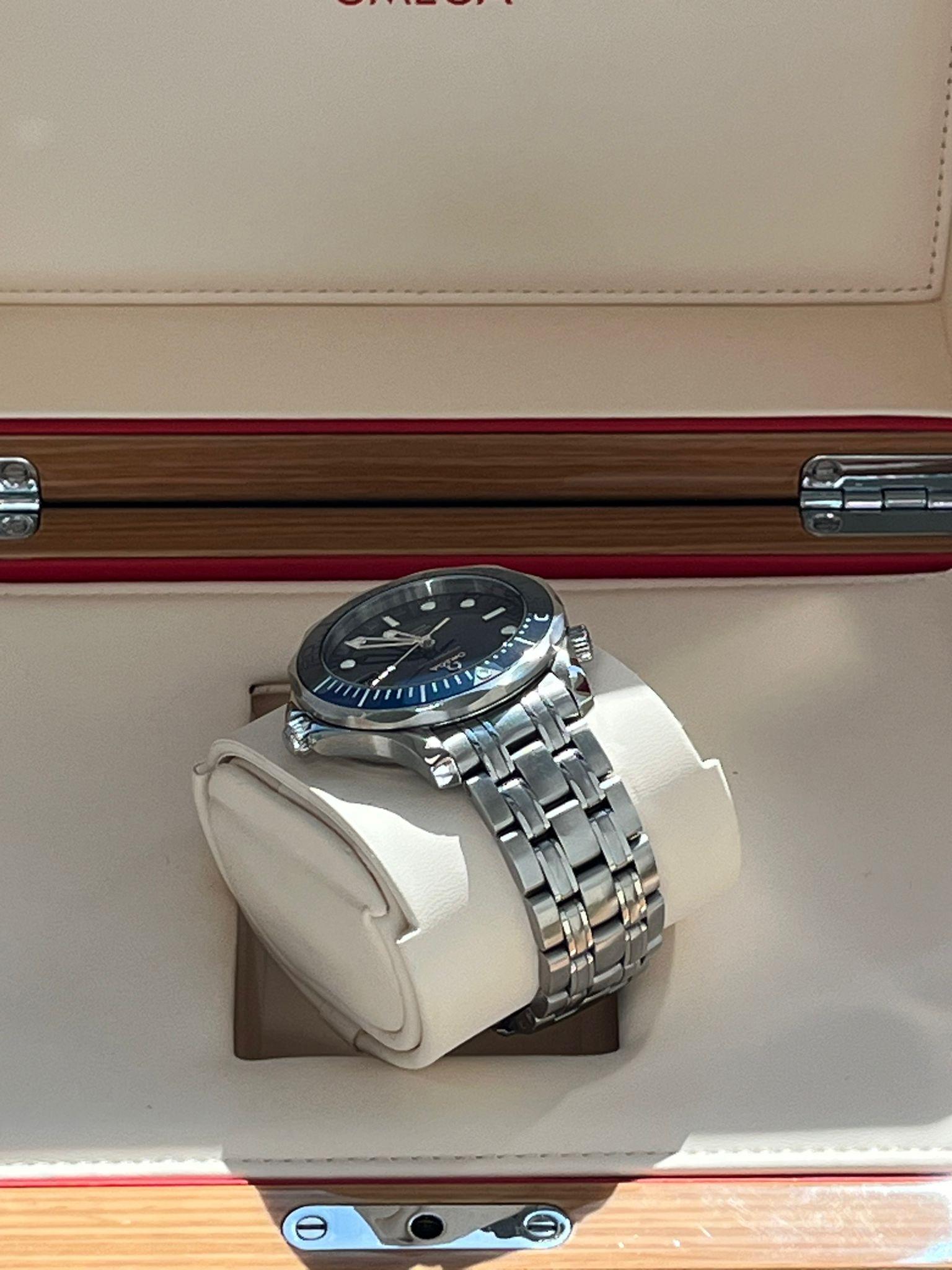 Omega Seamaster Diver 300M 41mm Blue Bezel Blue Dial Watch 212.30.41.20.03.001 For Sale 6