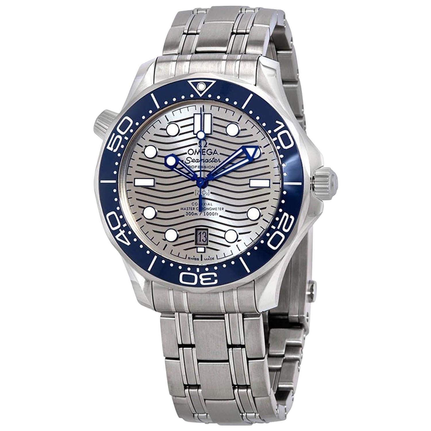 Omega Seamaster Diver 300M Grey Dial Men's Watch 210.30.42.20.06.001