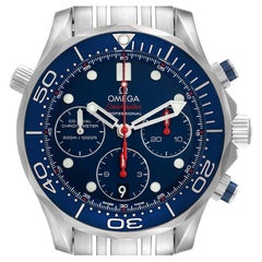 Omega Seamaster Diver 300M Blue Dial Watch 212.30.42.50.03.001 Box Card