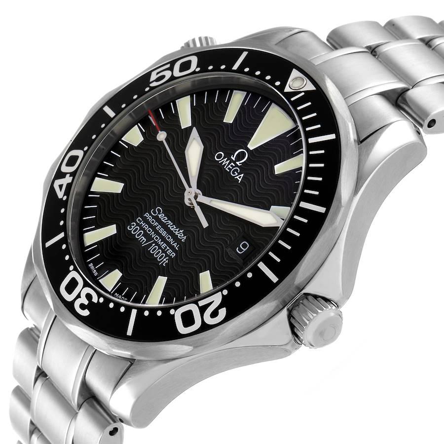Omega Seamaster Diver 300M Automatik-Herrenuhr aus Stahl mit schwarzem Zifferblatt 2254,50,00 im Angebot 2