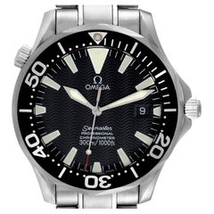 Omega Seamaster Diver 300M Automatic Black Dial Steel Mens Watch 2254.50.00