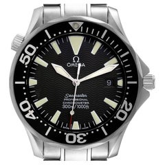 Omega Seamaster Diver 300M Automatik-Herrenuhr aus Stahl mit schwarzem Zifferblatt 2254,50,00