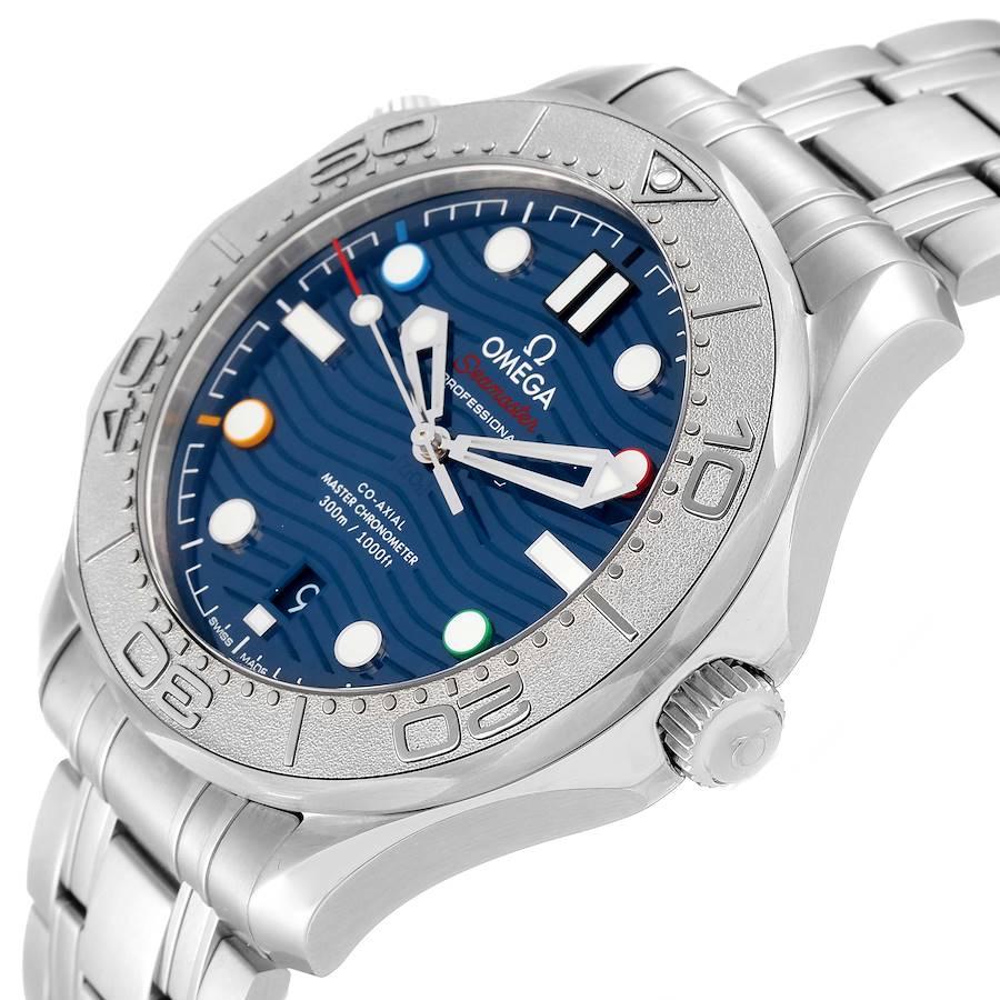 Omega Seamaster Diver 300M Beijing 2022 LE Watch 522.30.42.20.03.001 Box Card 1