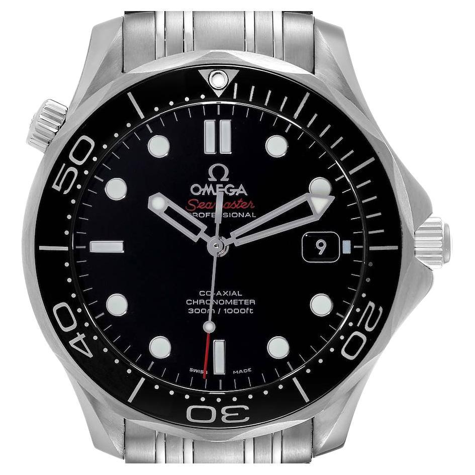 Omega Seamaster Diver 300m Black Dial Mens Watch 212.30.41.20.01.003