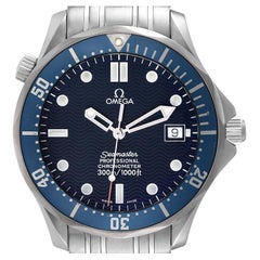 Omega Seamaster Diver 300m Blue Dial Automatic Mens Watch 2531.80.00 Box Card