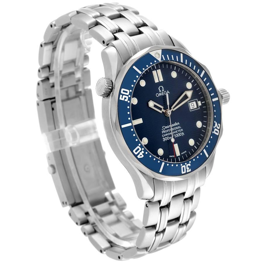 Omega Seamaster Diver 300M Blaues Zifferblatt Automatik-Herrenuhr 2531.80,00 im Zustand „Hervorragend“ in Atlanta, GA
