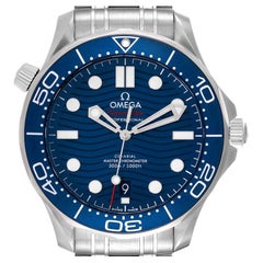 Omega Seamaster Diver 300M Blue Dial Mens Watch 210.30.42.20.03.001 Box Card