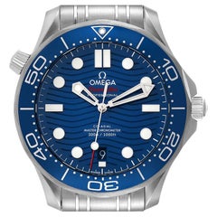 Omega Seamaster Diver 300M Blue Dial Mens Watch 210.30.42.20.03.001 Box Card