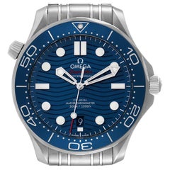Omega Seamaster Diver 300M Blue Dial Mens Watch 210.30.42.20.03.001 Box Card