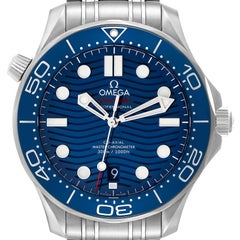 Omega Seamaster Diver 300M Blue Dial Mens Watch 210.30.42.20.03.001 Unworn