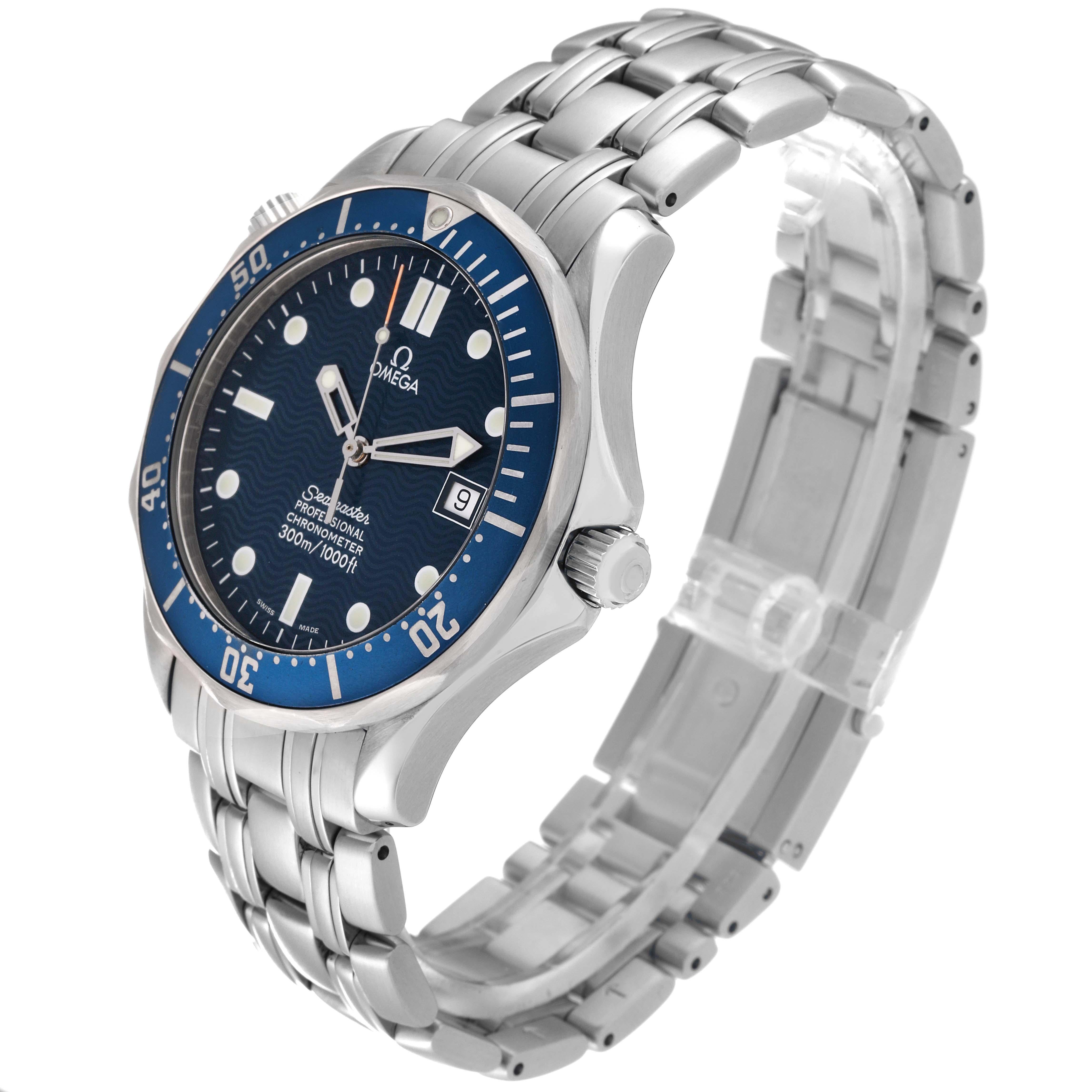 Omega Seamaster Diver 300M Blue Dial Steel Mens Watch 2531.80.00 Card 2