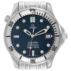 Omega Seamaster Diver 300M Quadrante Decor Onda Blu Acciaio Orologio Uomo 2532.80.00