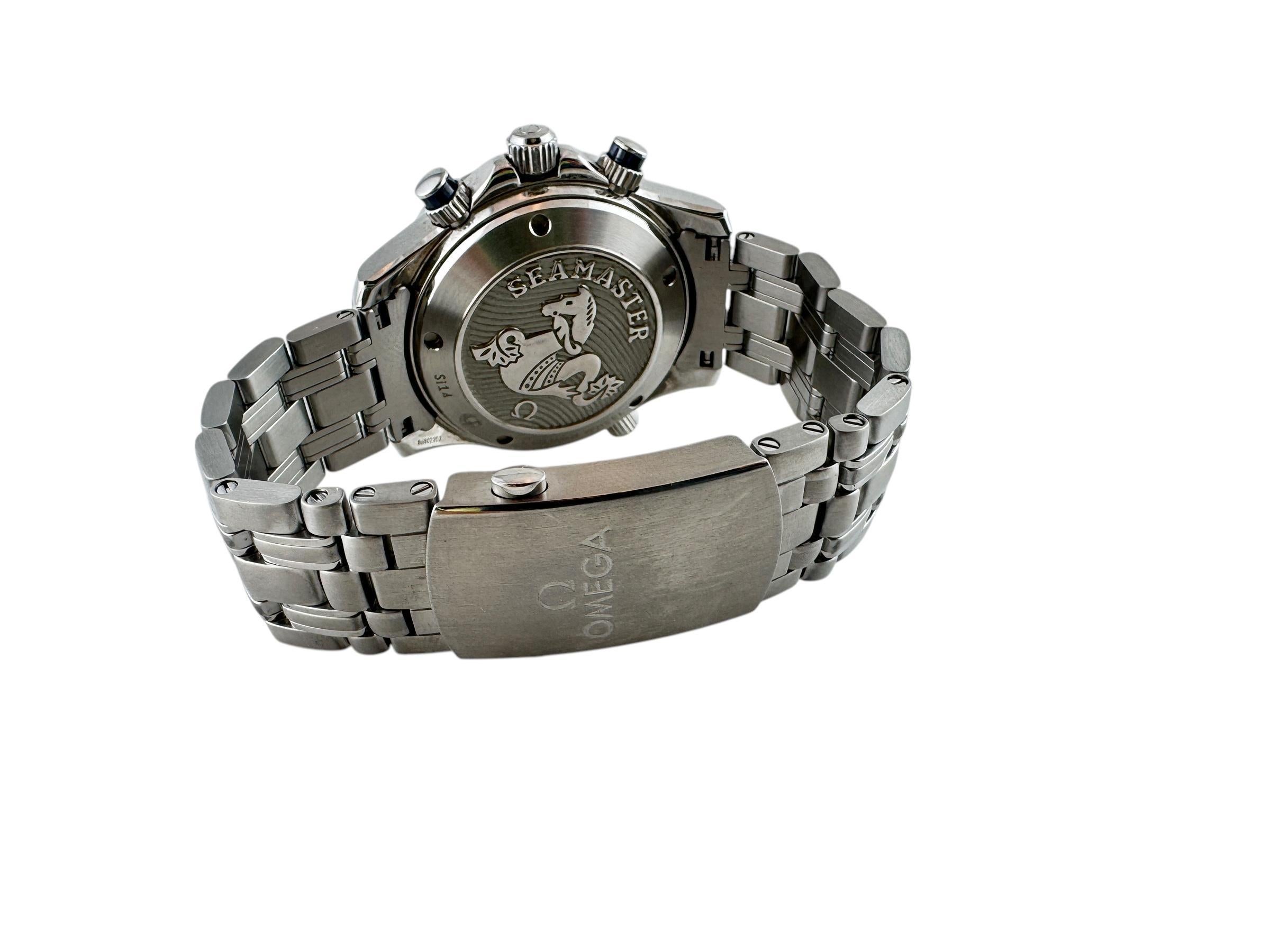 Omega Seamaster Diver 300m Chronograph Orologio da uomo Si14 Steele  #20307 in vendita 1