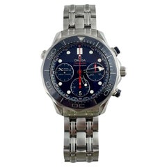 Omega Seamaster Diver 300m Chronograph Men's Watch Si14 Steel  #20307