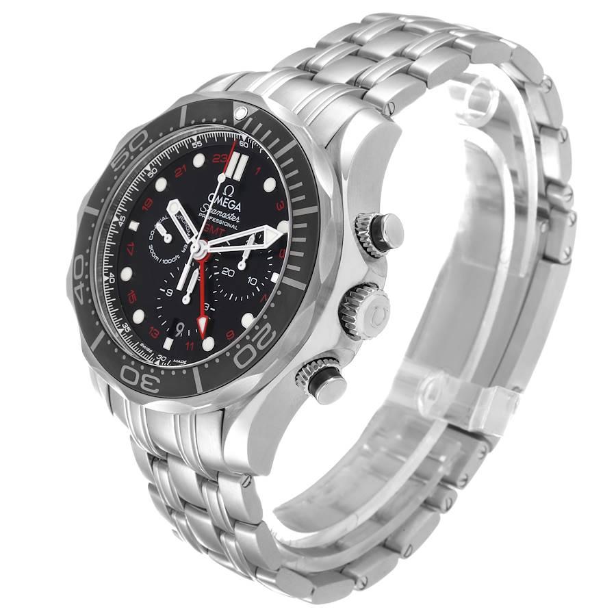 Uomo Orologio Omega Seamaster Diver 300M Co-Axial GMT 212.30.44.52.01.001