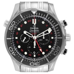 Used Omega Seamaster Diver 300M Co-Axial GMT Watch 212.30.44.52.01.001