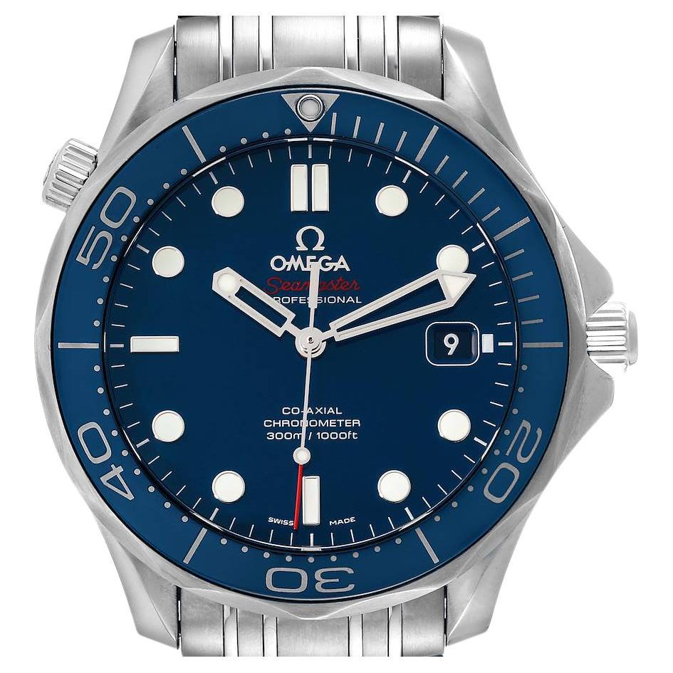 Omega Seamaster Diver 300M Co-Axial Mens Watch 212.30.41.20.03.001 Box Card For Sale