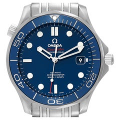 Omega Seamaster Diver 300M Co-Axial Steel Mens Watch 212.30.41.20.03.001 Card