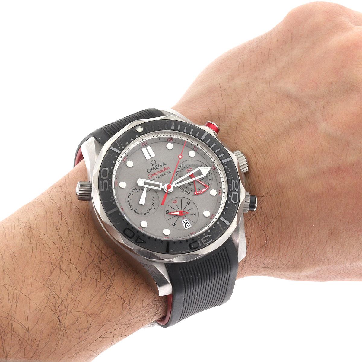 Omega Seamaster Diver 300M ETNZ Edition Titan-Uhr im Angebot 4