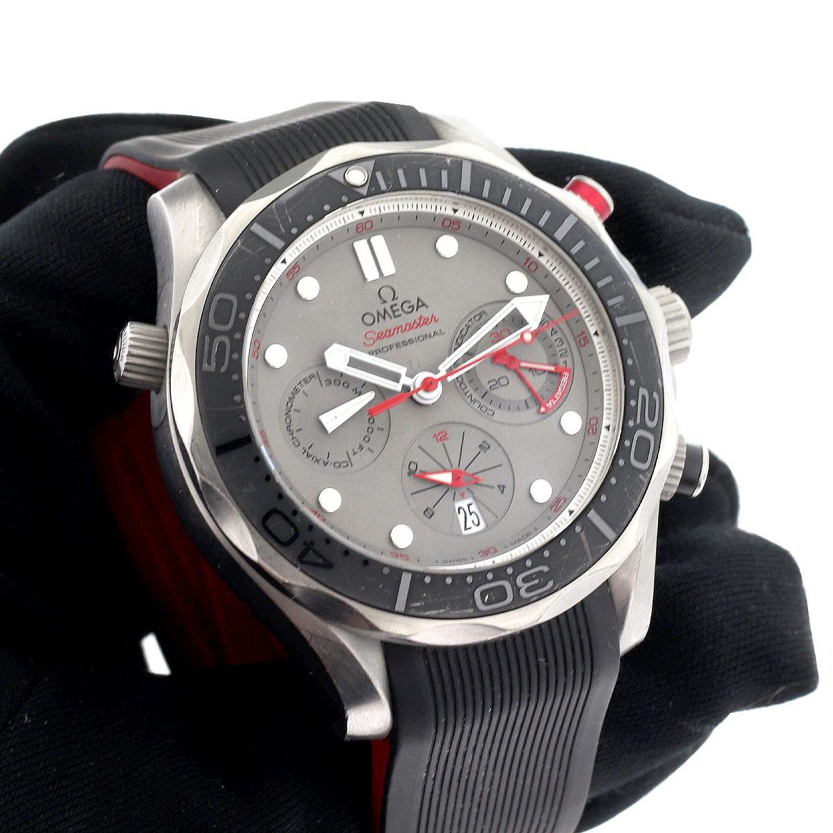 Omega Seamaster Diver 300M ETNZ Edition Titan-Uhr im Angebot 5