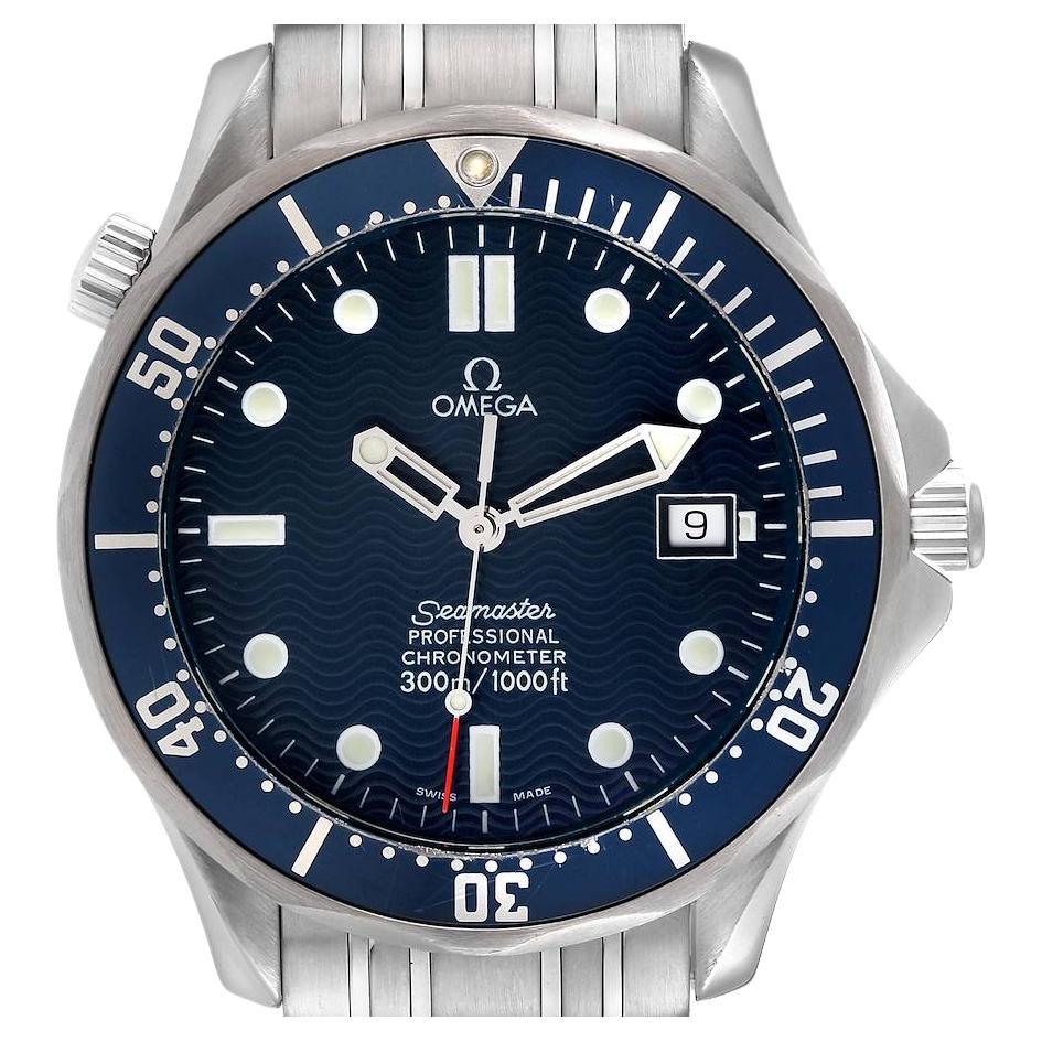 Omega Seamaster Diver 300M James Bond Blaues Zifferblatt Stahl-Herrenuhr 2531.80,00