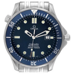 Omega Seamaster Diver 300M James Bond Blue Dial Steel Mens Watch 2541.80.00