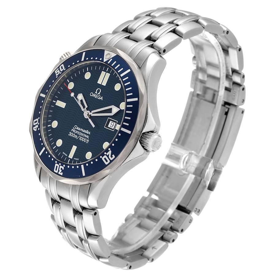 De los hombres Omega Seamaster Diver 300M James Bond Reloj de caballero de cuarzo de acero 2541.80.00 en venta