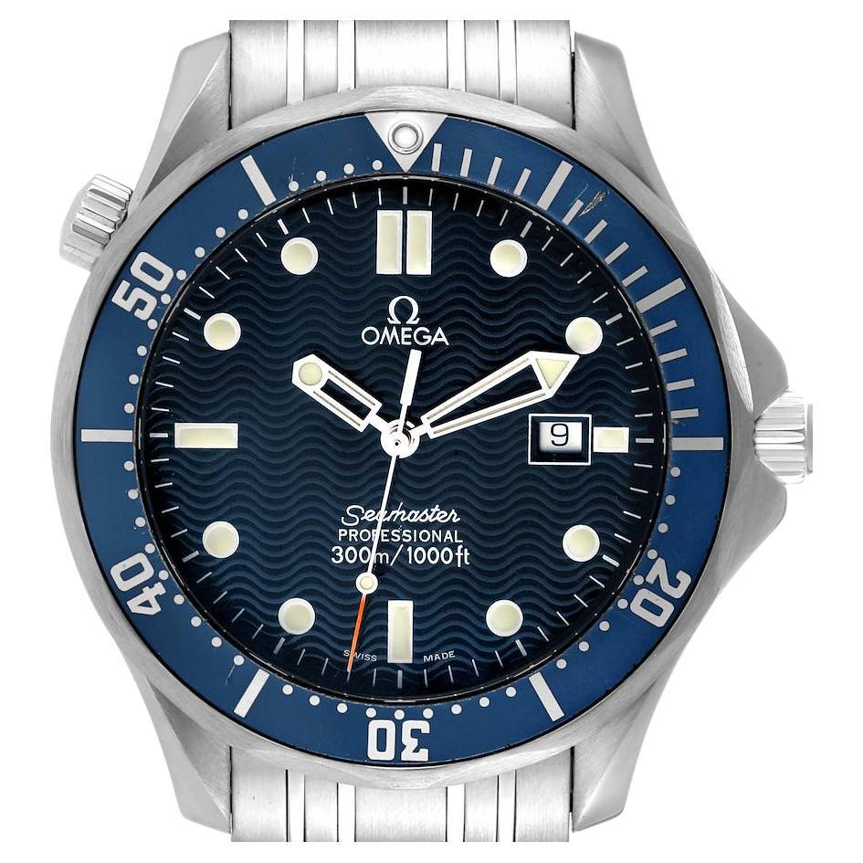 Omega Stainless Steel Seamaster James Bond 300M GMT Wristwatch at 1stDibs