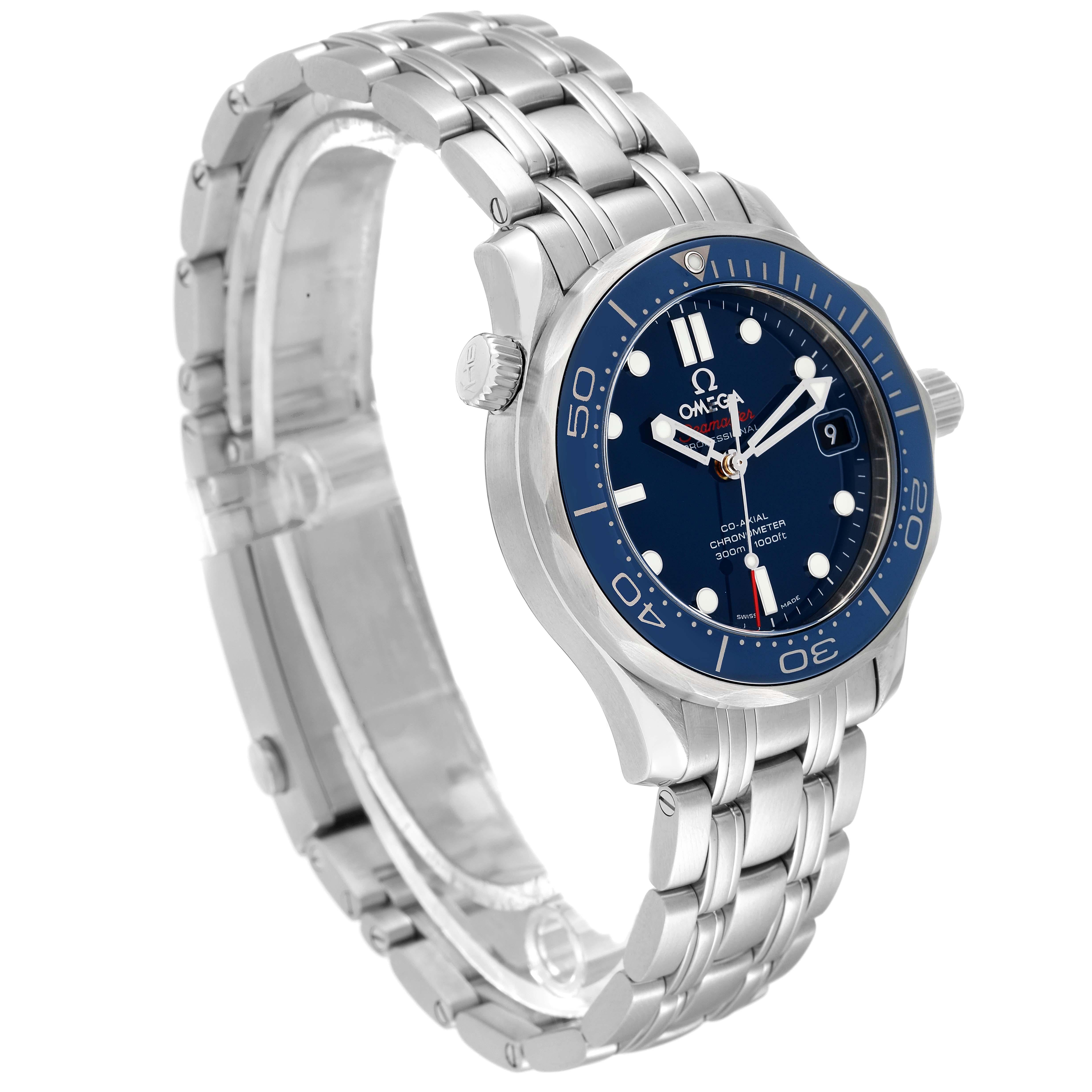 Omega Seamaster Diver 300M Midsize Automatikuhr 212.30.36.20.03.001 Boxkarte im Zustand „Hervorragend“ in Atlanta, GA