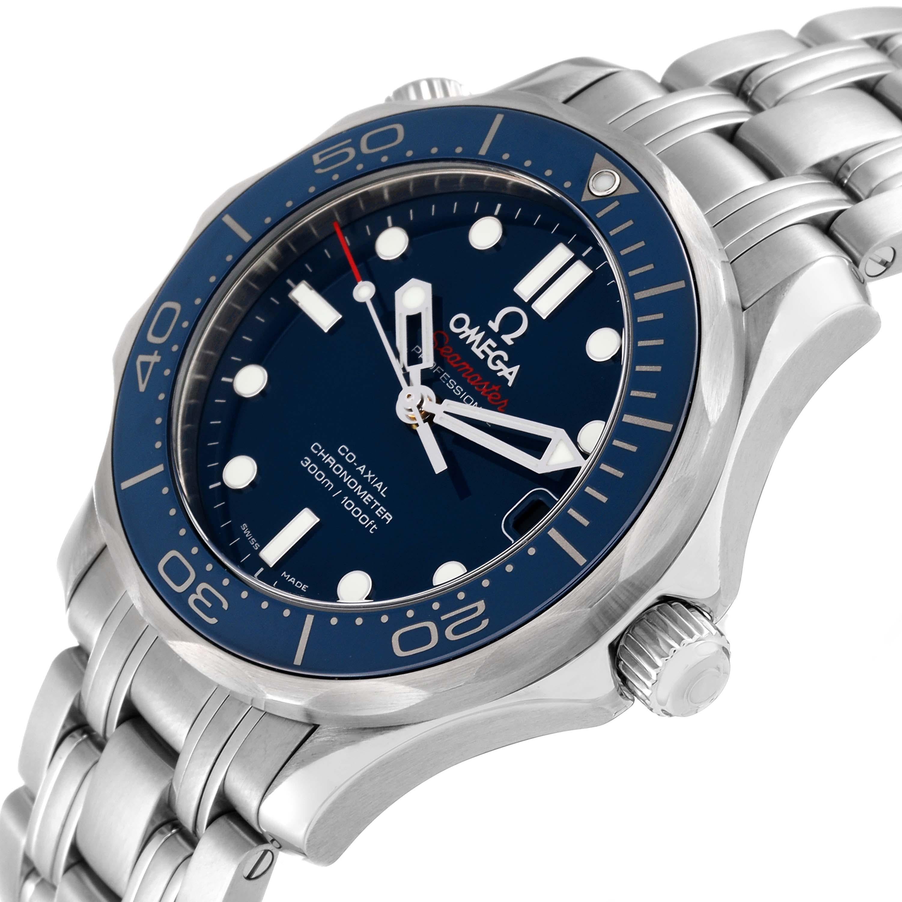 Omega Seamaster Diver 300M Midsize Automatikuhr 212.30.36.20.03.001 Boxkarte 1