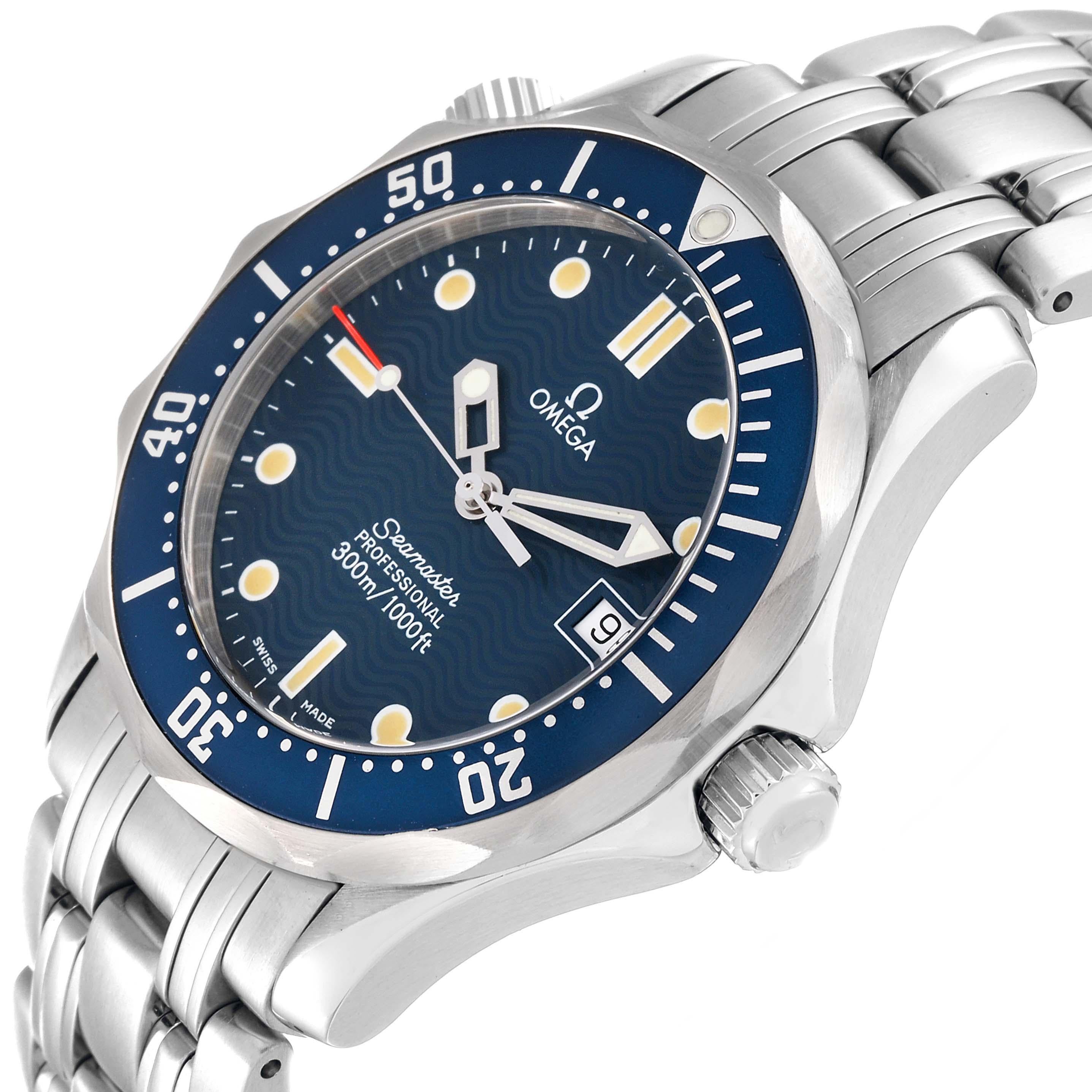 Omega Seamaster Diver 300M Midsize Quartz Steel Mens Watch 2561.80.00 1