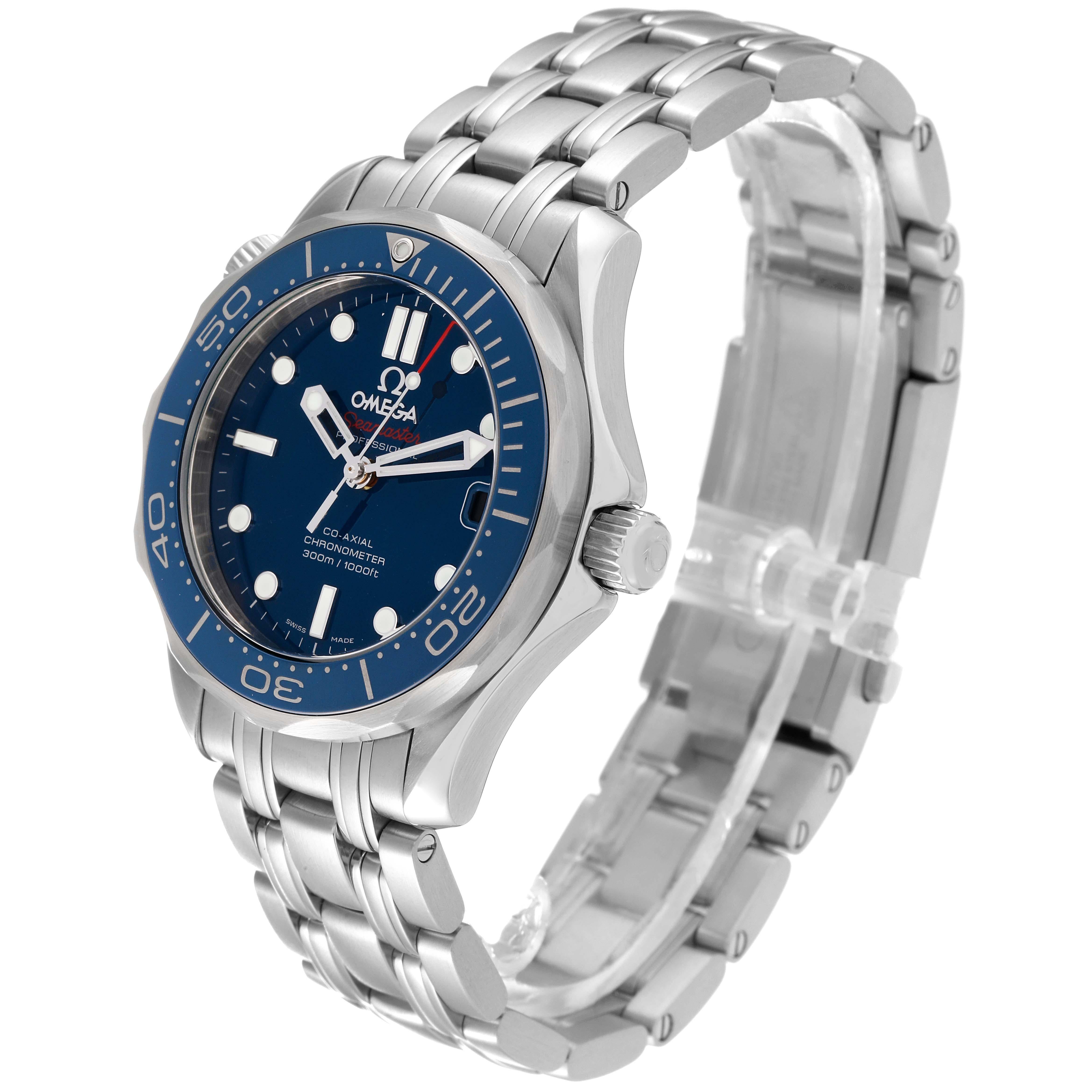 Omega Seamaster Diver 300M Midsize Steel Mens Watch 212.30.36.20.03.001 Box Card 4