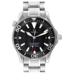 Omega Seamaster Diver 300M Quarz Midsize Schwarzes Zifferblatt Herrenuhr 2262.50.00