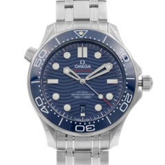 Omega Seamaster Diver 300M Steel Blue Dial Automatic Watch 210.30.42.20.03.001