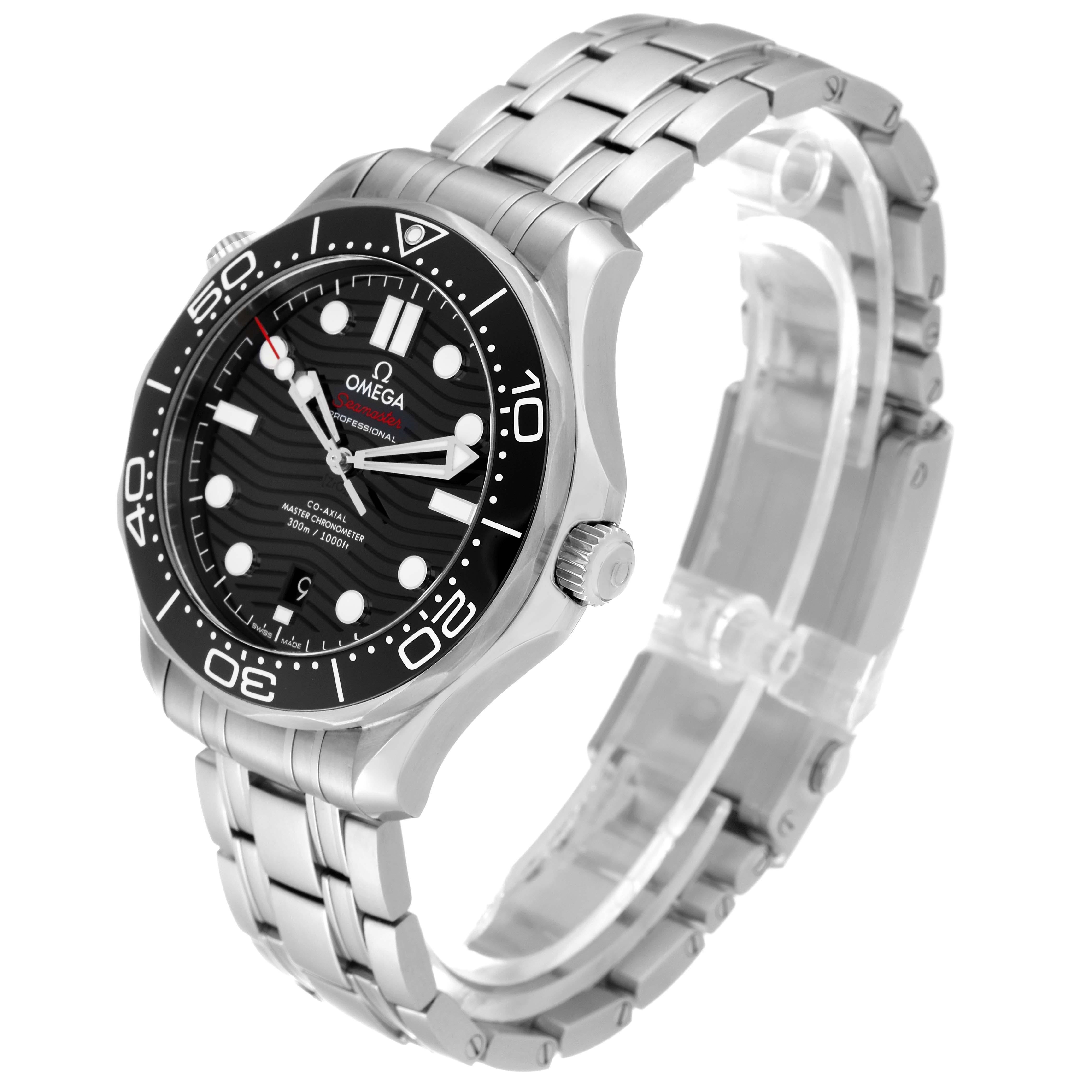 Omega Seamaster Diver 300M Steel Mens Watch 210.30.42.20.01.001 Box Card 5