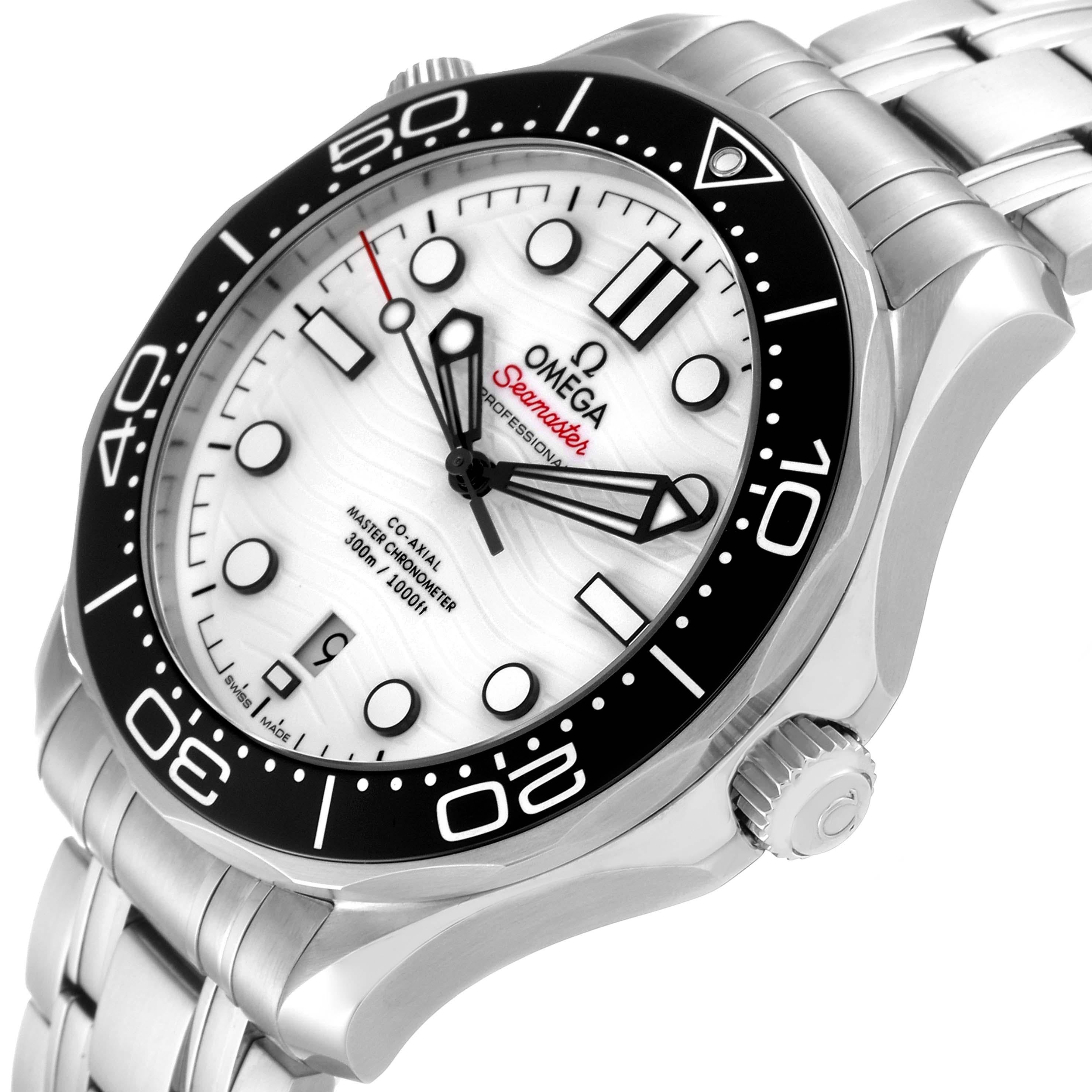 Men's Omega Seamaster Diver 300M Steel Mens Watch 210.30.42.20.04.001 Box Card
