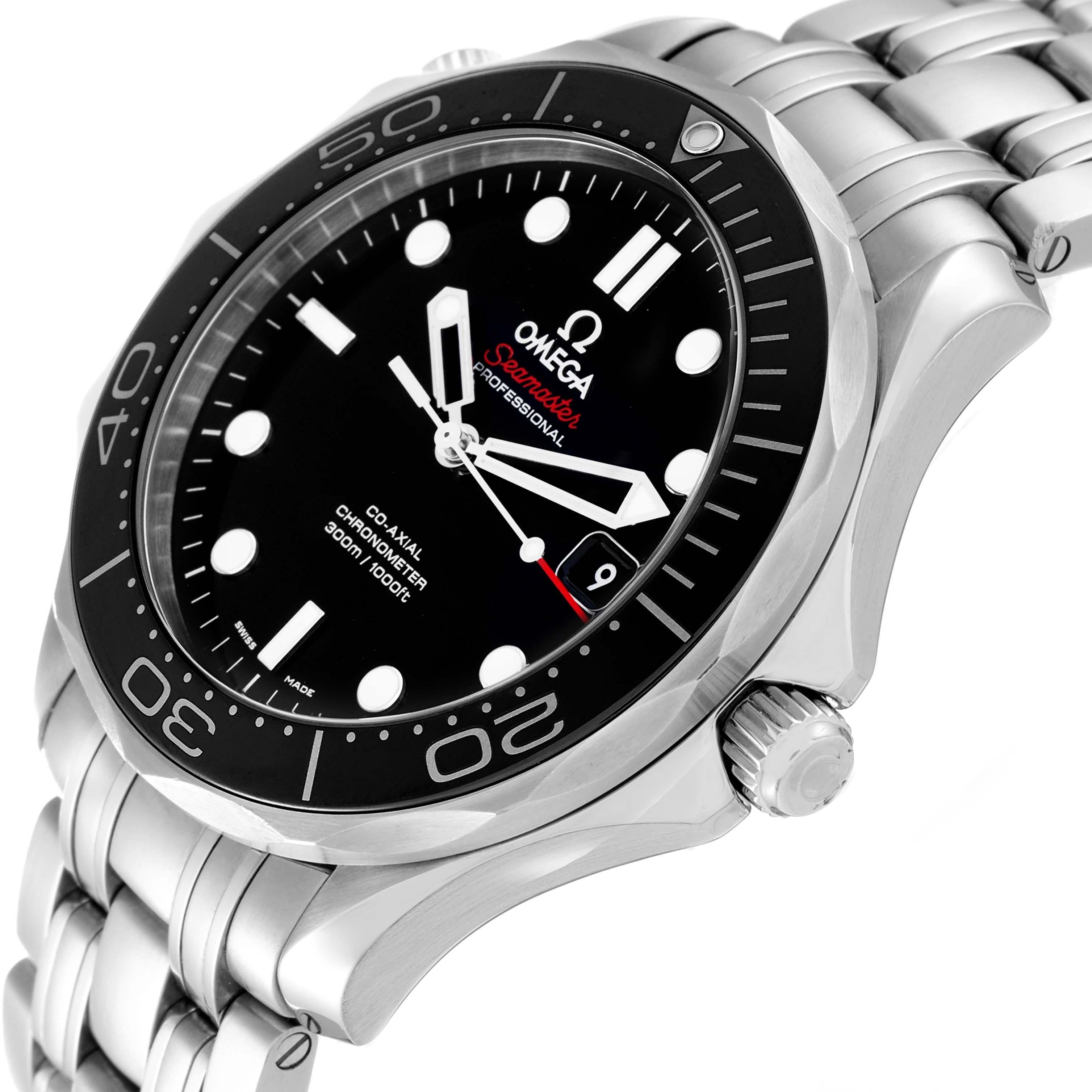 Omega Seamaster Diver 300M Steel Mens Watch 212.30.41.20.01.003 Box Card 1