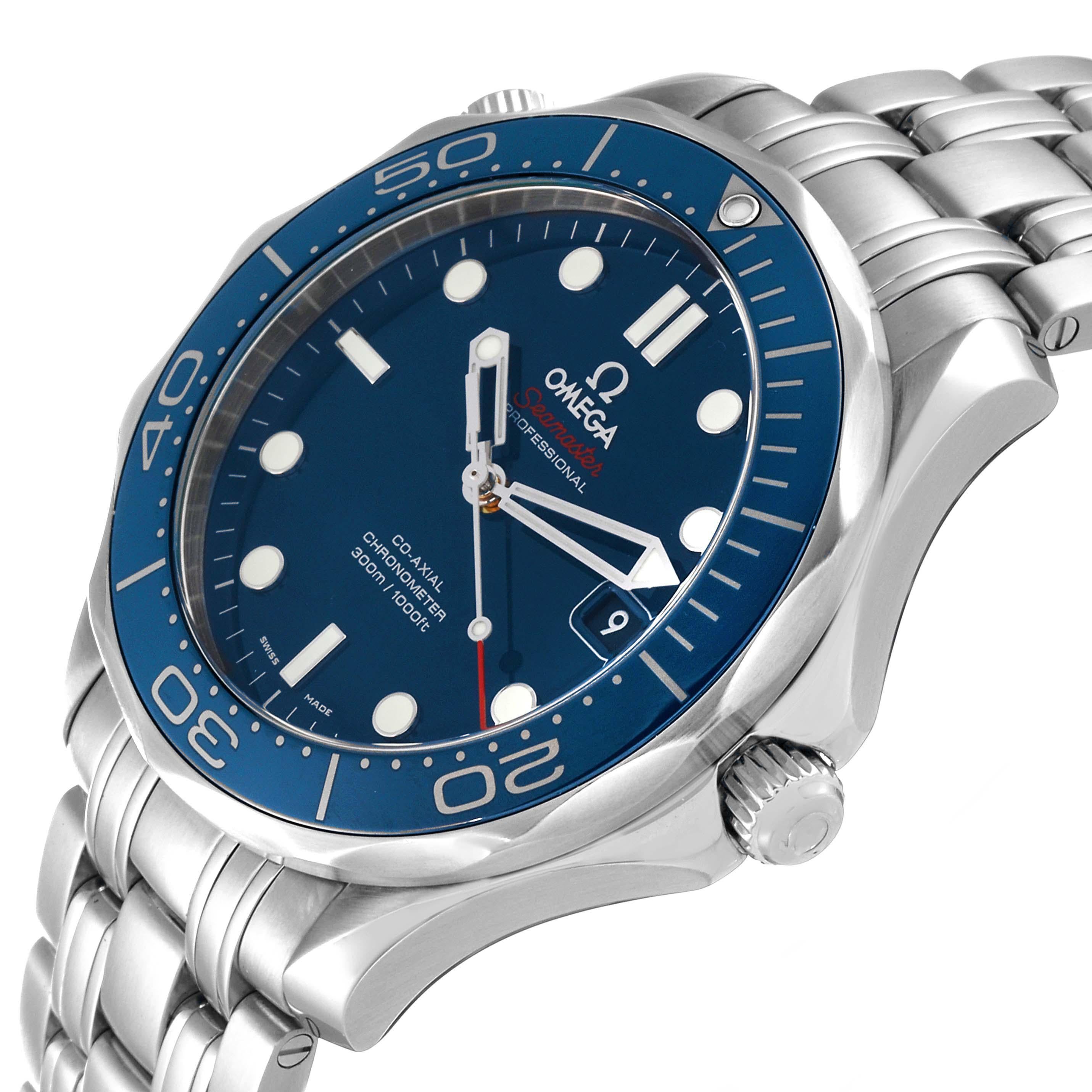 Omega Seamaster Diver 300M Steel Mens Watch 212.30.41.20.03.001 Box Card 1