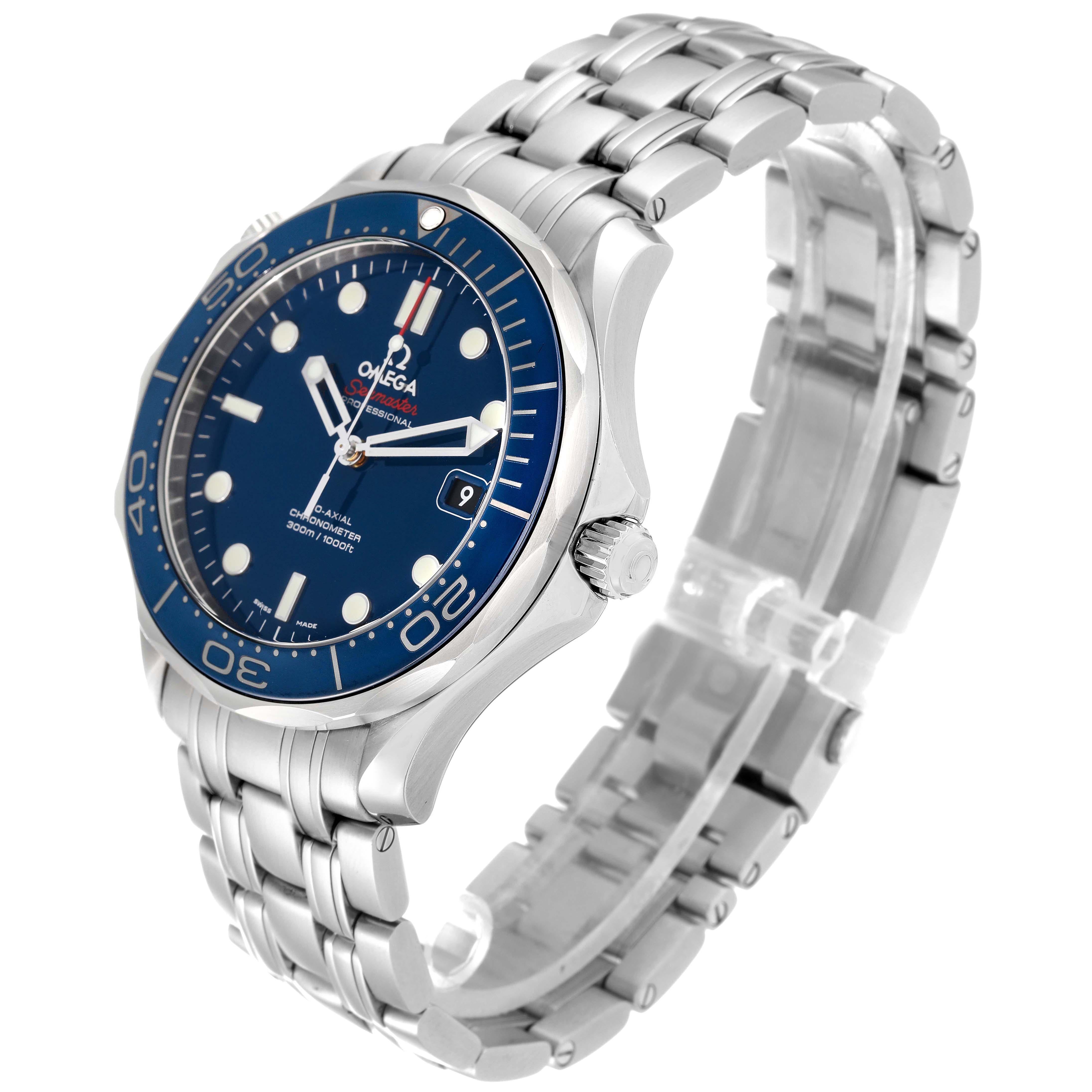 Omega Seamaster Diver 300M Steel Mens Watch 212.30.41.20.03.001 Box Card 1