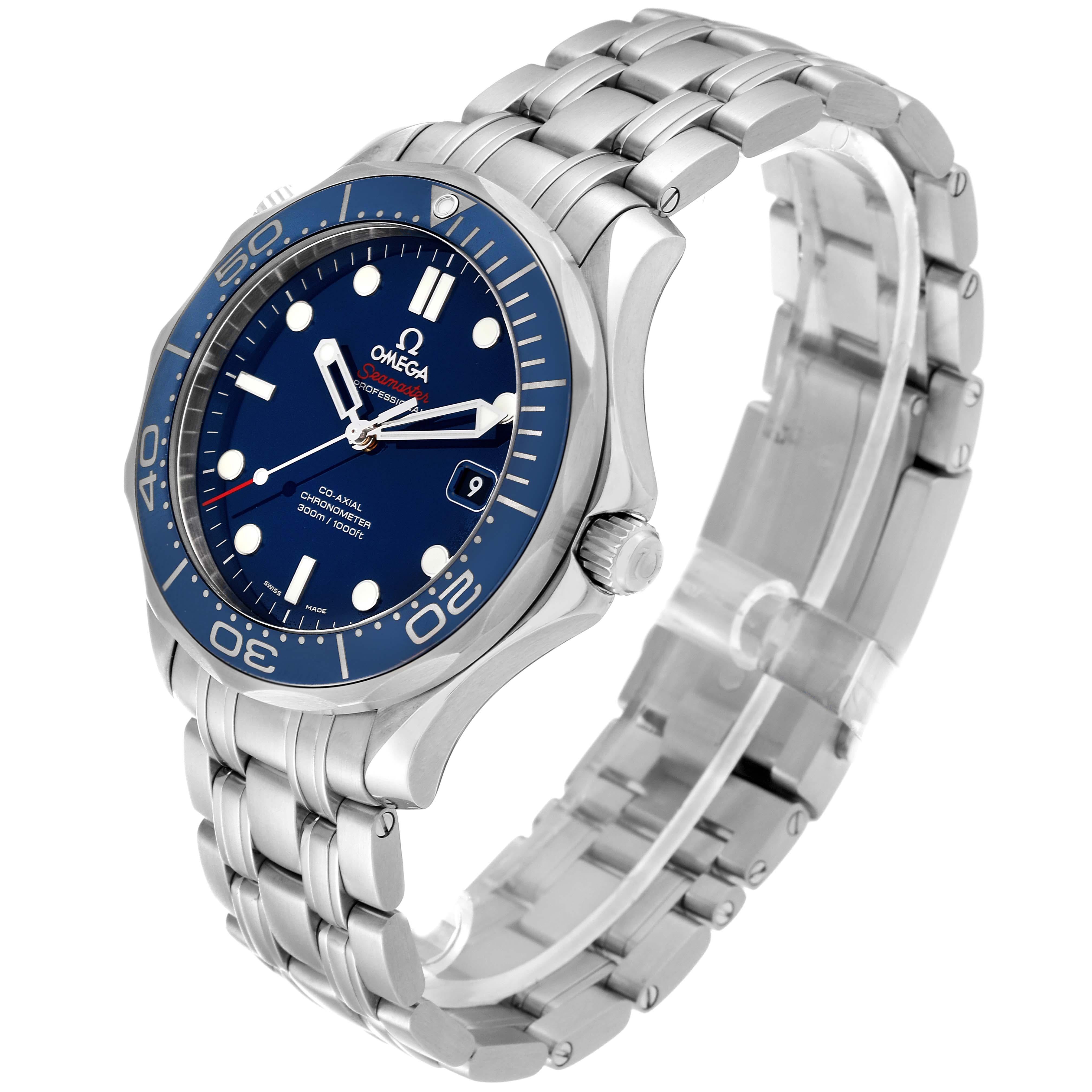 Omega Seamaster Diver 300M Steel Mens Watch 212.30.41.20.03.001 Box Card 3