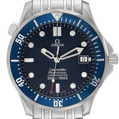 Omega Seamaster Diver 300mm Blue Dial Steel Mens Watch 2531.80.00 Box Card