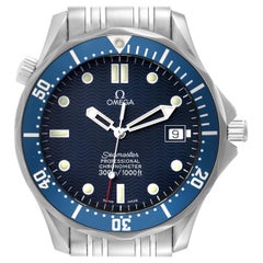 Omega Seamaster Diver 300mm Blue Dial Steel Mens Watch 2531.80.00 Card