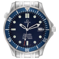 Omega Seamaster Diver 300mm Blue Dial Steel Mens Watch 2531.80.00 Card