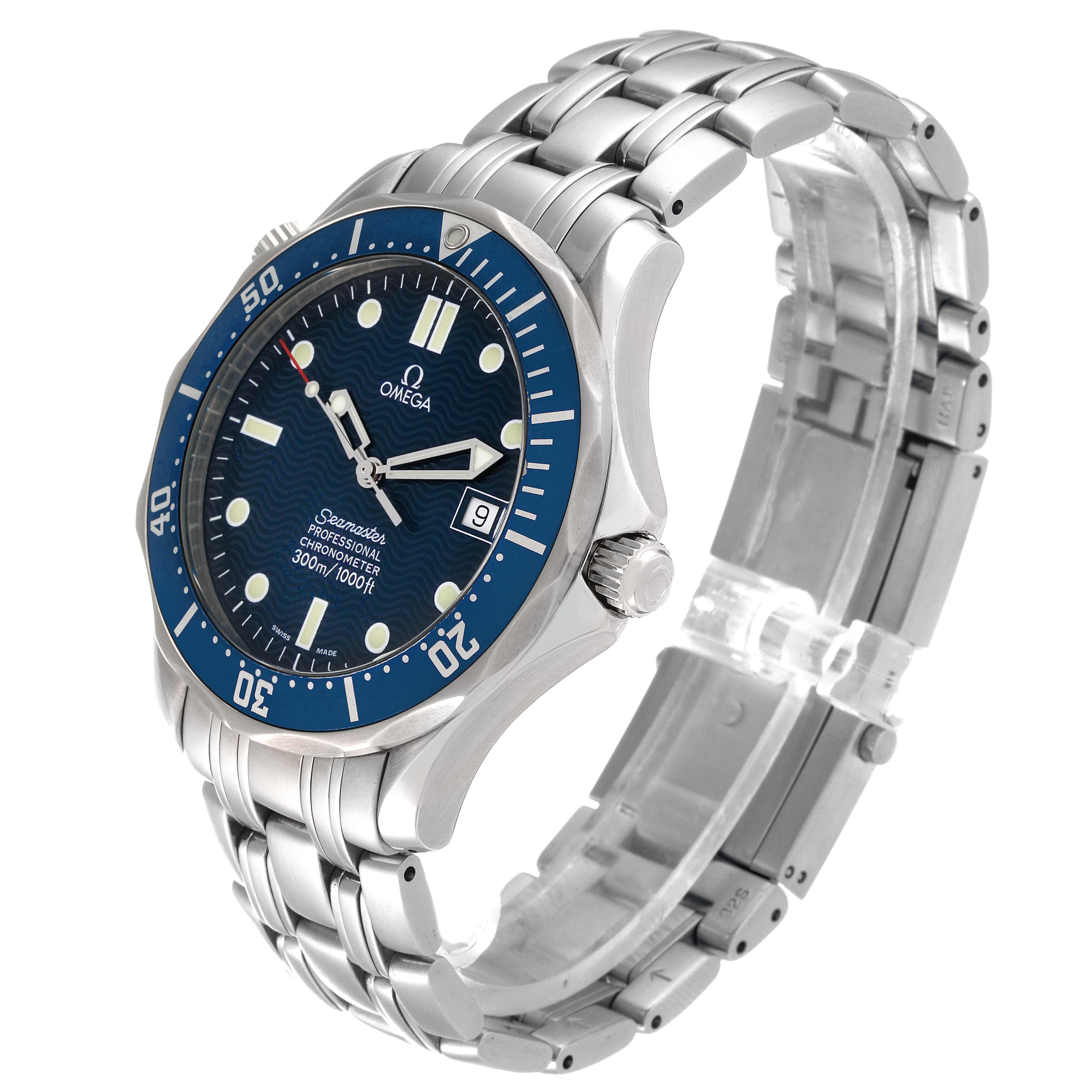 Omega Seamaster Diver 300mm Blue Dial Steel Mens Watch 2531.80.00 2