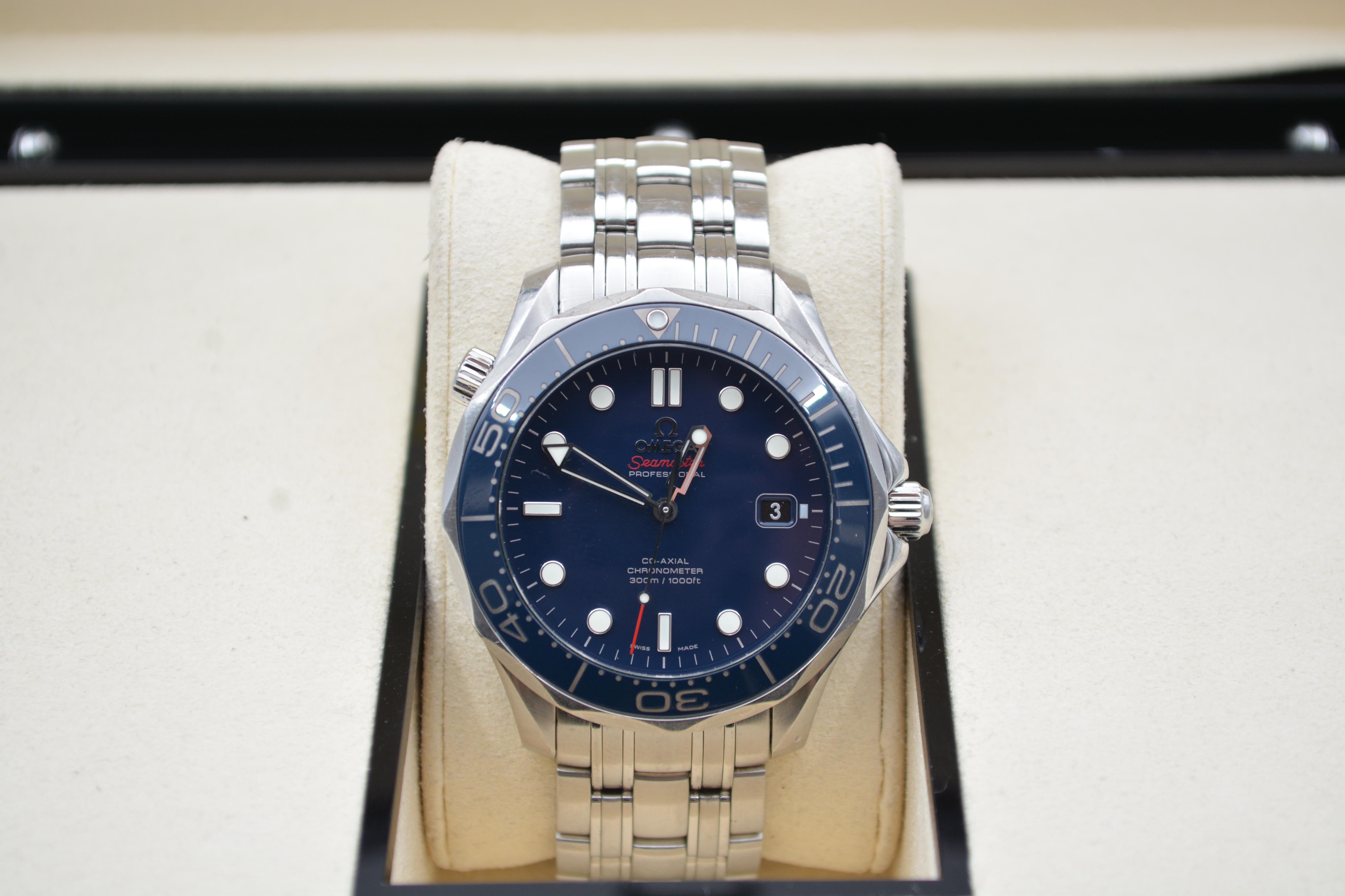 Omega Seamaster Diver 41 Stainless Steel Automatic Ref: 212.30.41.20.03.001 In Excellent Condition In București, București