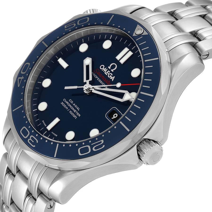 Men's Omega Seamaster Diver Co-Axial Mens Watch 212.30.41.20.03.001 Box Card