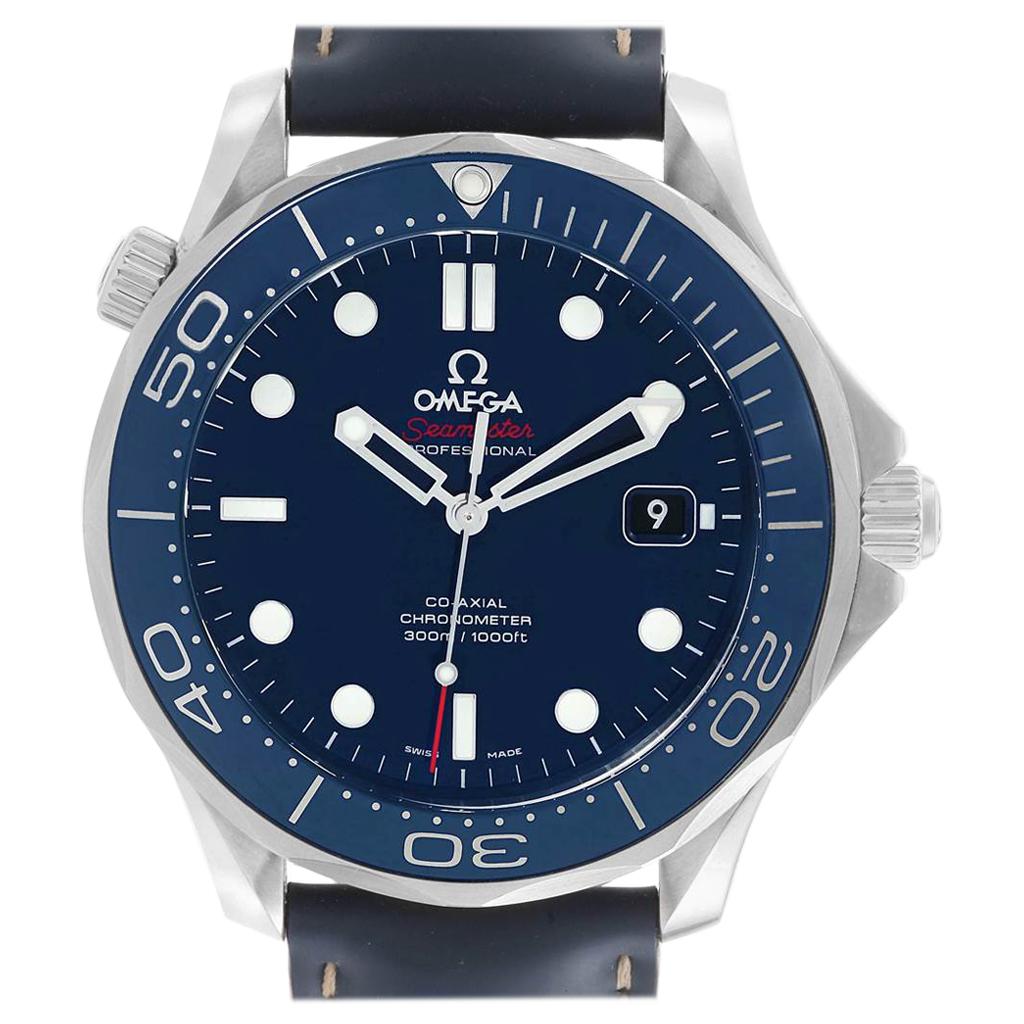 Omega Seamaster Diver Co-Axial Men’s Watch 212.30.41.20.03.001 Box Card For Sale