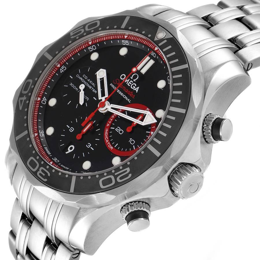 Omega Seamaster Taucher ETNZ Limited Edition Uhr 212.32.44.50.01.001 Box-Karte im Angebot 1